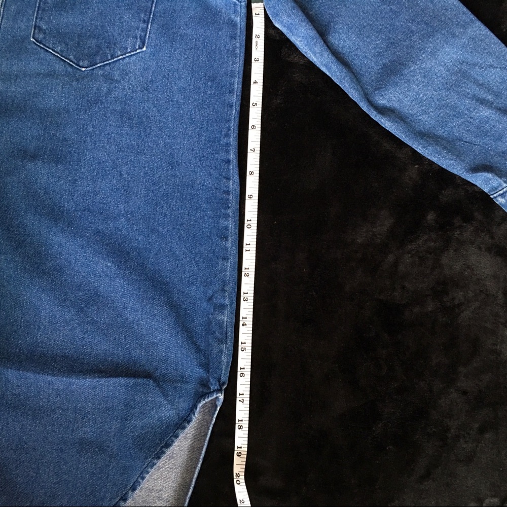 Vibrant m.i.u. Denim Dress | Extended Long Sleeve - Picture 10 of 14